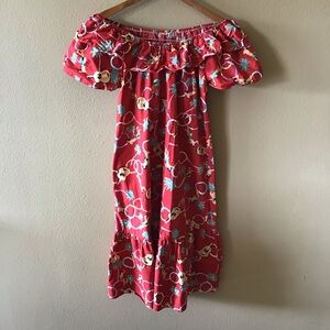 Hilo Hattie Off Shoulder Midi Dress, Made in Hawaii (S)